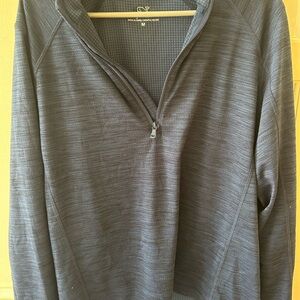 Vineyard Vines Men's Charcoal Zip-Up Sweater
